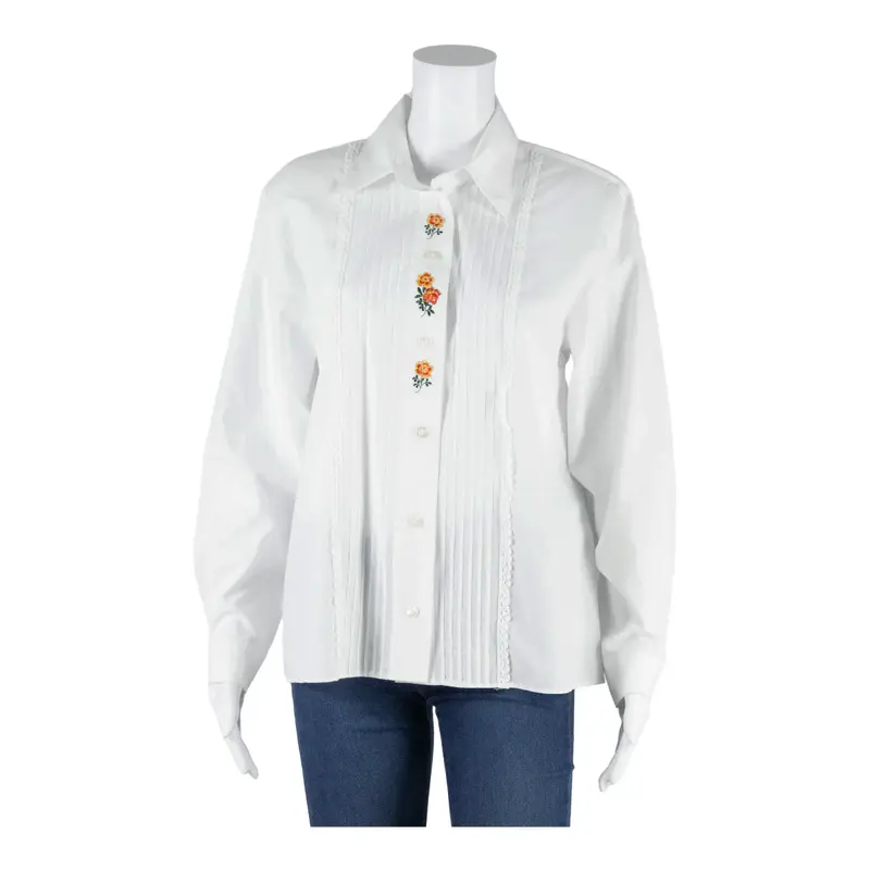 YOUR SIXTH SENSE Button-Up White Collared Long Sleeve Womens UK 16