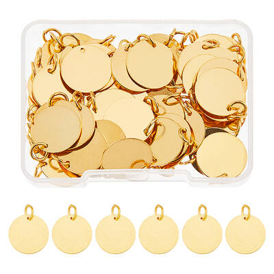 60Pcs Brass Pendants