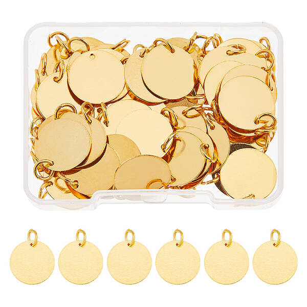 60Pcs Brass Pendants