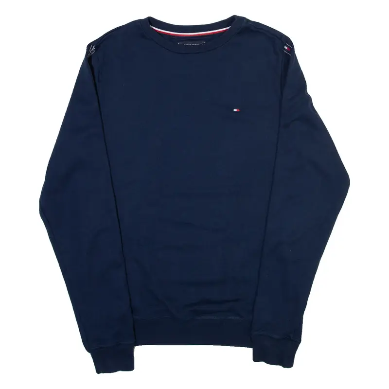 TOMMY HILFIGER Mens Sweatshirt Blue Crew Neck M