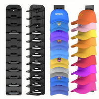 2-Pack Extra Large Baseball Hat Organizer – Wall/Over-Door Rack Holds 24 Hats – No-Drill Adhesive – Gift for Dad & Men
