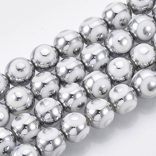 Electroplate Glass Beads Strands