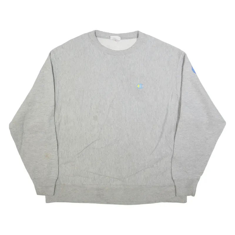 CHAMPION REVERSE WEAVE Mens Sweatshirt Grey XL
