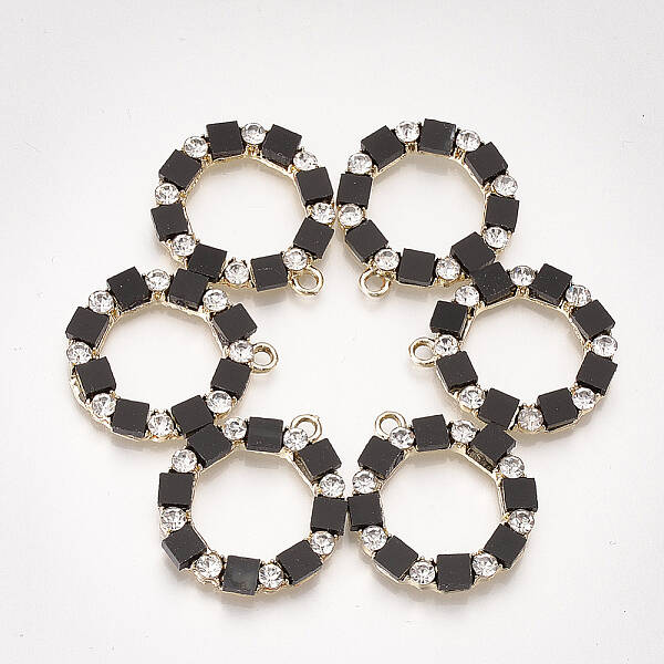 Alloy Rhinestone Pendants