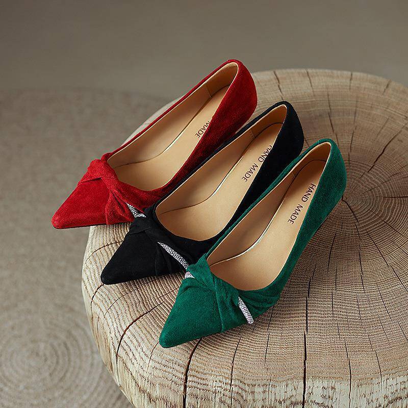 CHIKO Lur Pointy Toe Stiletto Pumps Shoes