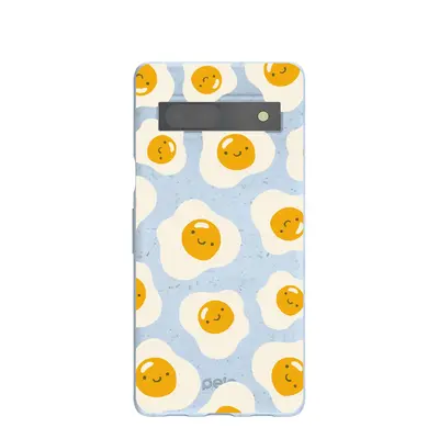 Powder Blue Sunny Side Up Google Pixel 7a Case
