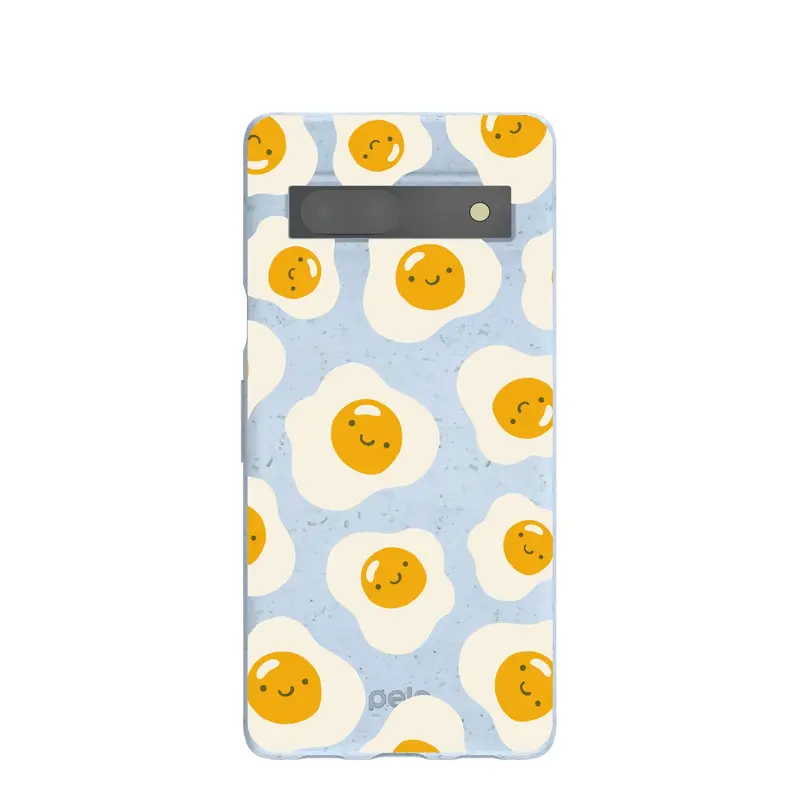 Powder Blue Sunny Side Up Google Pixel 7a Case