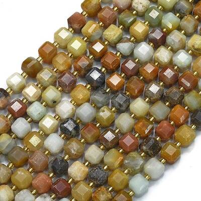 Natural Flower Amazonite Beads Strands