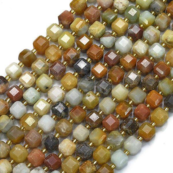 Natural Flower Amazonite Beads Strands