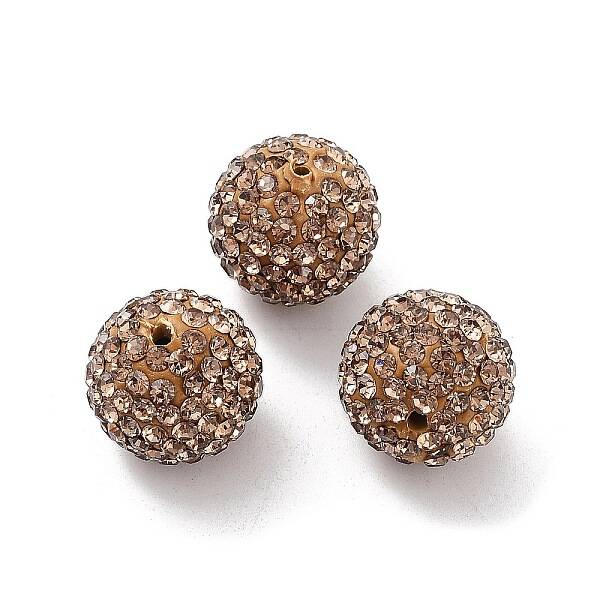 Grade A Rhinestone Pave Disco Ball Beads
