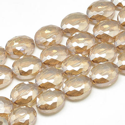 Electroplate Glass Beads Strands