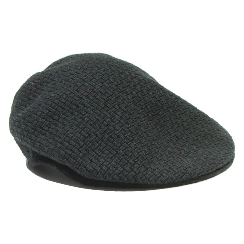 KANGOL Mens Flat Cap Black M