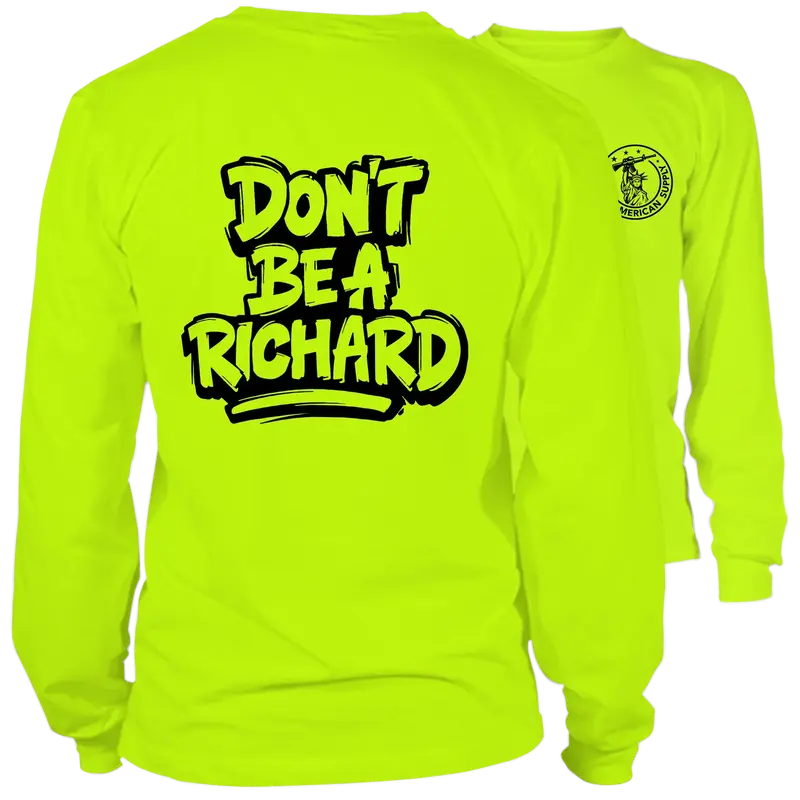 Richard - Long Sleeve Safety Yellow Hi-Vis T-Shirt