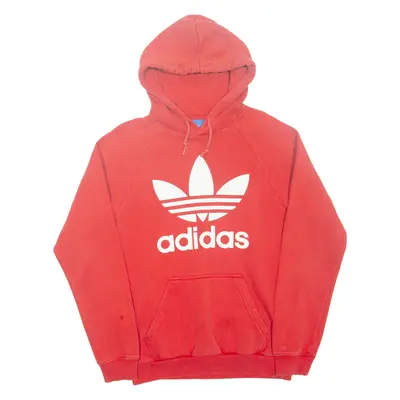 ADIDAS Mens Red Hoodie S