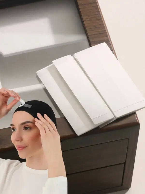 36-Piece Headband Tape Set, Includes Hair Clips & Accessories, Easy-To-Wear Design, Non-Slip Adhesive Strips, Perfect for Cas...