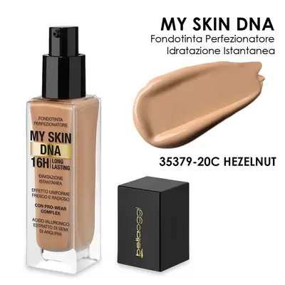 Bella Oggi My Skin Dna Long Lasting Foundation 16H Hezelnut