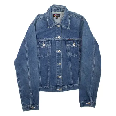 PRESIDENT STONE Mens Denim Jacket Blue M