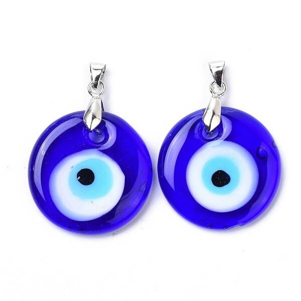 Handmade Evil Eye Lampwork Pendants
