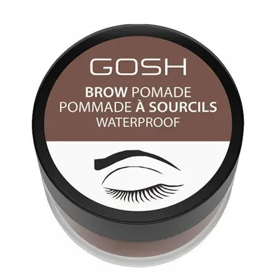 Gosh Gosh Pomata per sopracciglia impermeabile 002 Grigio-marrone 4 ml