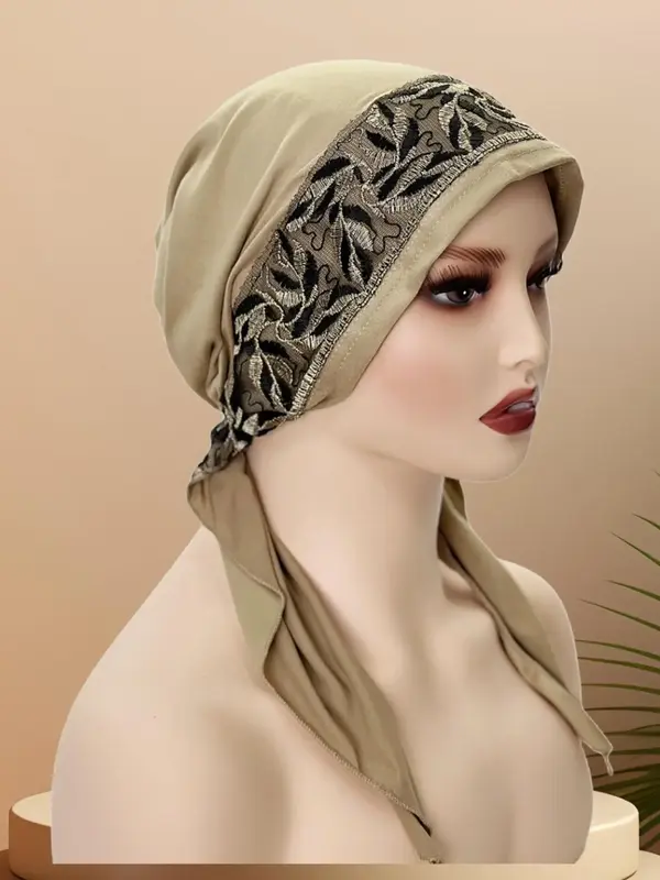 Women's Elegant Floral Pattern Headscarf, Casual Trendy Headscarf, Fashionable Hair Accessories for Daily Wear, Trendy All-ma...