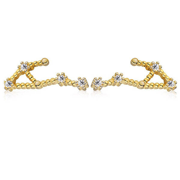 Cubic Zirconia Constellation Stud Earrings