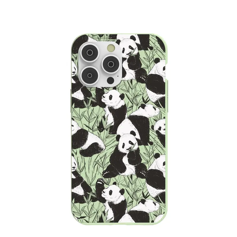 Sage Green Pandamonium iPhone 14 Pro Max Case