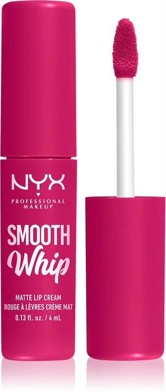 NYX Professional Makeup Smooth Whip Matte Velvet Effect Lipstick Smoothing Effect Color 09 Bday Frosting 4 ml