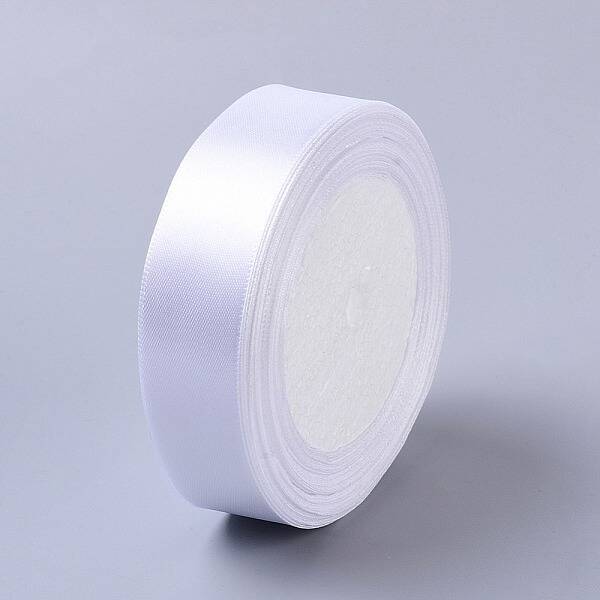 1 inch(25mm) White Satin Ribbon Wedding Sewing DIY