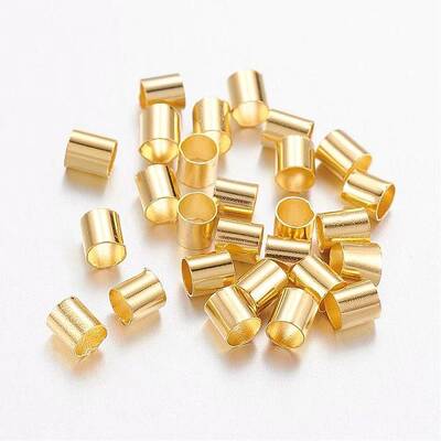 Brass Crimp Beads