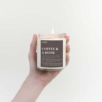 Bookish Themed Scented Candle - Cozy Aroma for Decor & Freshening - Ideal for Home Decoration