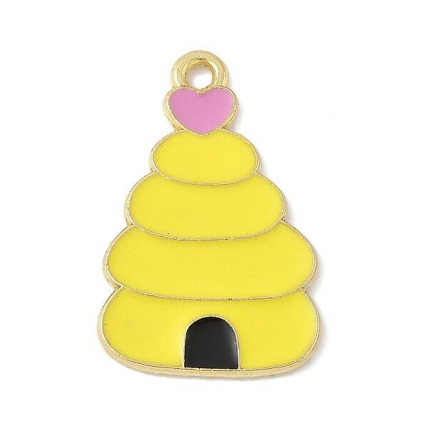 Bees Theme Alloy Enamel Pandants