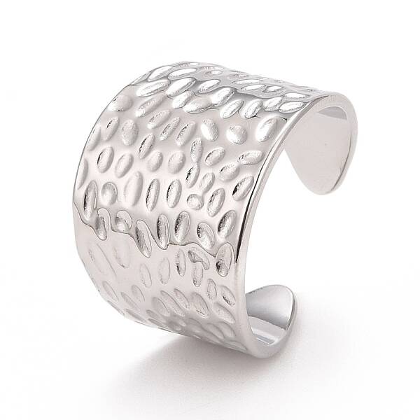 Non-Tarnish 304 Stainless Steel Open Cuff Ring