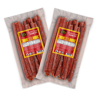 Long John Snacks 1 lb.  Salami Sticks - 2 Pack - Dry Pork and Beef Flavor