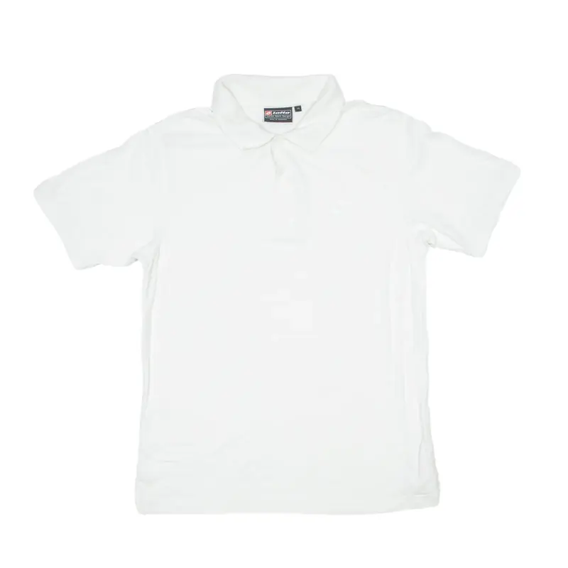 LOTTO Polo Shirt Cream Short Sleeve Mens XL