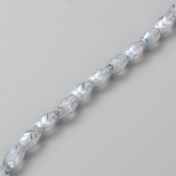 Transparent Electroplate Glass Beads