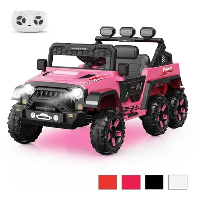 Garvee Ride - P Series: 24V 4WD Ride on Car Kids Ages 3-8, with 6 EVA Wheels, Battery Powered & Remote Control, 3 Adjustable ...