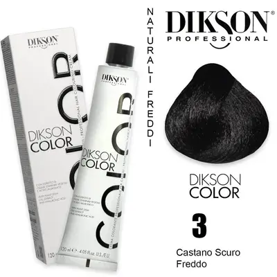Dikson Color 120 Ml 3 Dark Cool Brown