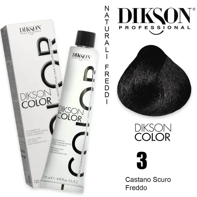 Dikson Color 120 Ml 3 Dark Cool Brown