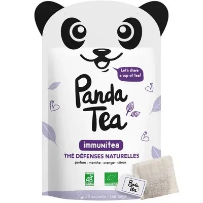 Panda Tea - Immunitea - Natural Defense Tea - ORGANIC - 28 sachets