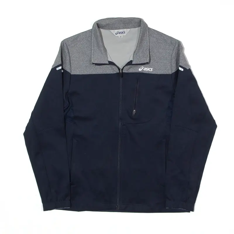 ASICS Go Run It Jacket Blue Track Mens XS