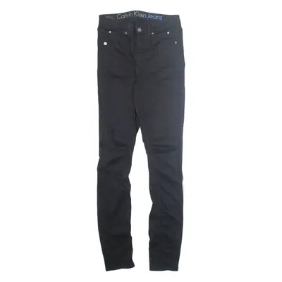 CALVIN KLEIN Womens Jeans Black Slim Skinny W27 L29