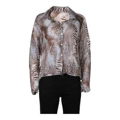 Unbranded Animal print Shirt - Large Brown Polyester
