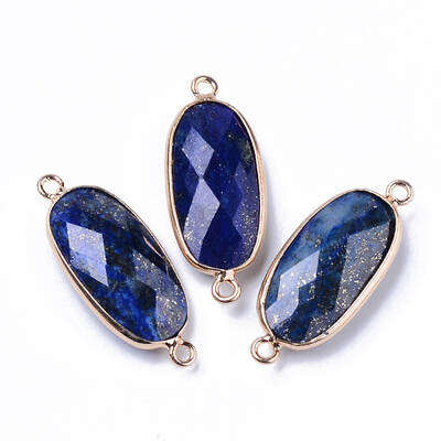Natural Lapis Lazuli Links Connectors