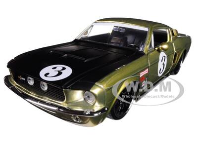 1967 Ford Shelby GT-500 3 Gold with Matt Black Hood \