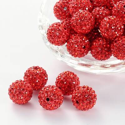 Pave Disco Ball Beads