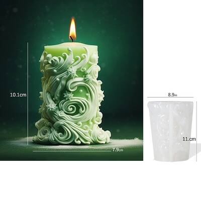 Column Candle DIY Food Grade Silicone Mold