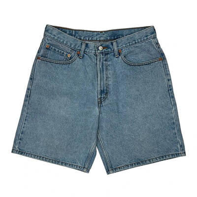 550 Levis Denim Shorts - 34W 9L Light Wash Cotton