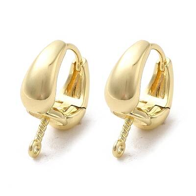 Rack Plating Brass Hoop  Findings