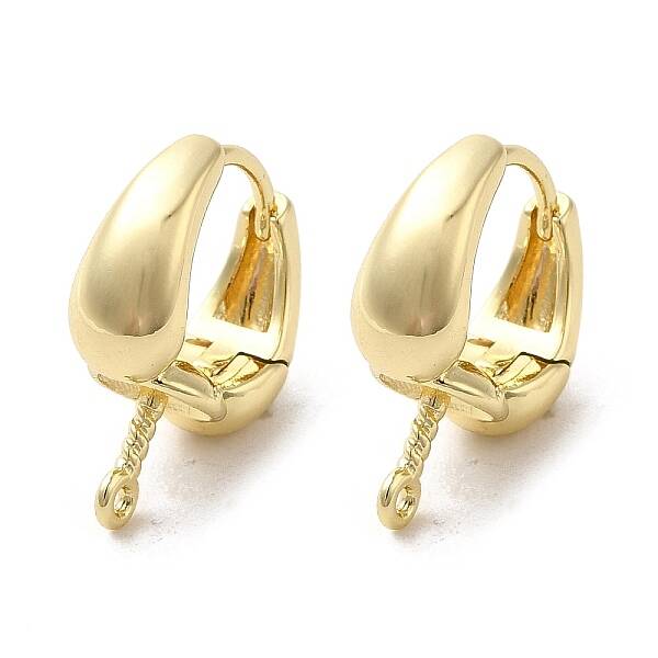 Rack Plating Brass Hoop  Findings
