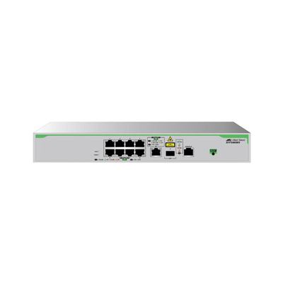 AT-FS980M/9-10 Allied Telesis CentreCOM FS980M AT-FS980M/9 8 x Ports PoE+ 100Base-TX + 1 x Port SFP Combo Layer 3 Managed Fas...